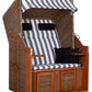Strandkorb Trendy PURE Standard PE-Geflecht griseum, Dessin 502 - Strandkorb Fachhandel Prieß