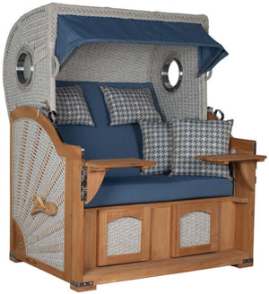 Strandkorb Aruba XL Rope 15mm ivory Dessin 509