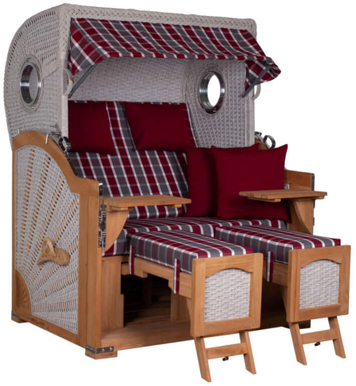 Strandkorb Aruba XL Rope 15mm ivory Dessin 230