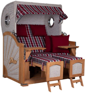 Strandkorb Aruba XL Rope 15mm ivory Dessin 230