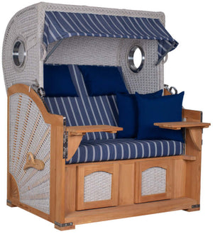 Strandkorb Aruba XL Rope 15mm ivory Dessin 236