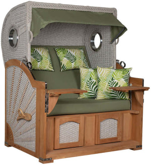 Strandkorb Aruba XL Rope 15mm ivory Dessin 242