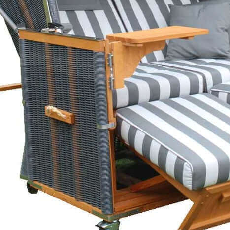 Strandkorb Eiderstedter Zubehör Klapptisch 15 x 20 cm - Strandkorb Fachhandel Prieß