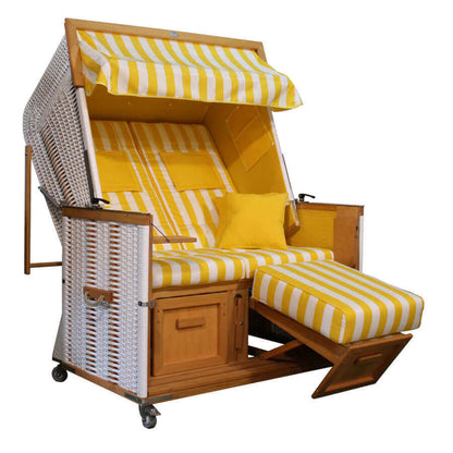 Strandkorb Eiderstedter Typ 3, Form Deich, Dessin cerda-listado-5cm-1-40 Nr. 29 - Strandkorb Fachhandel Prieß
