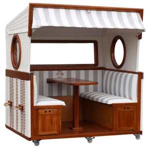 Gosch Lounge Mahagoni weiss