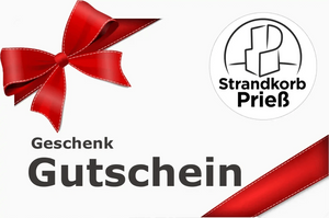 Geschenk Gutschein - Strandkorb Fachhandel Prieß