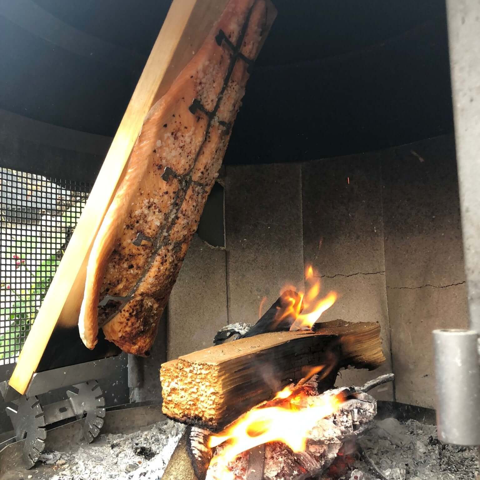 HERMAPRO Gartenkamin Vario 80 oder 70, Edelstahl gesteppt Haube - Strandkorb Prieß