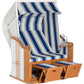Strandkorb wetterfest blau weiss