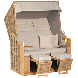 Strandkorb 34 Z XL Teak freigestellt