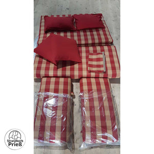 Einzelstück, Friesland, Sailor, Nautic, passt nur bei diesen Modellen - herausnehmbare Polster Garnitur Set XXL - Dessin 273 - siehe Beschreibung