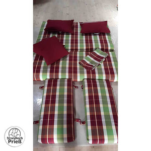 Einzelstück, Friesland, Sailor, Nautic, passt nur bei diesen Modellen - herausnehmbare Polster Garnitur Set XXL - Dessin 119 siehe Beschreibung