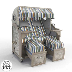 Strandkorb Strandkorbprofi Munkmarsch Teak Vintage white washed Lissabon_cayenne_52213_Bullauge - Strandkorb Fachhandel Prieß