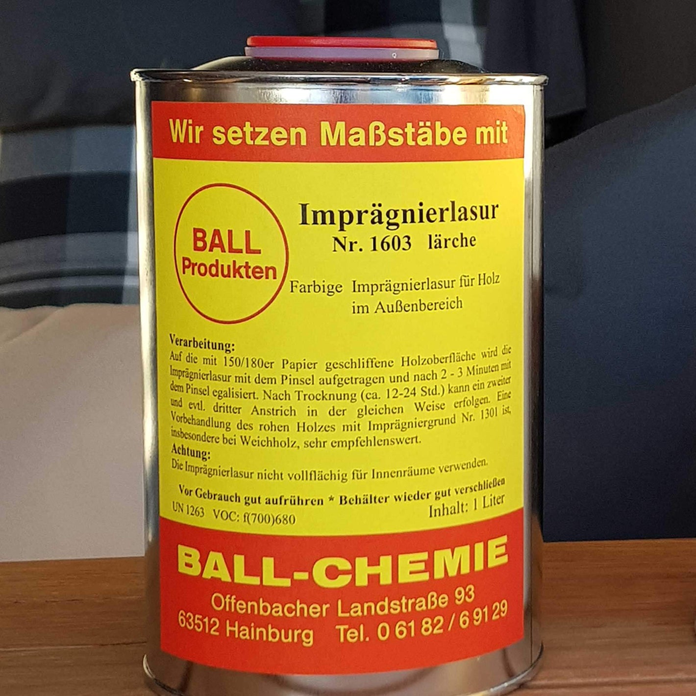 Prieß - Lasur Lärche, Imprägnierlasur 1603