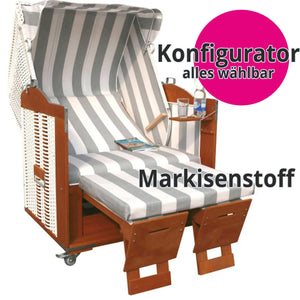 Strandkorb Standard mit Markisenstoff KONFIGURATOR - Schleswig Holstein