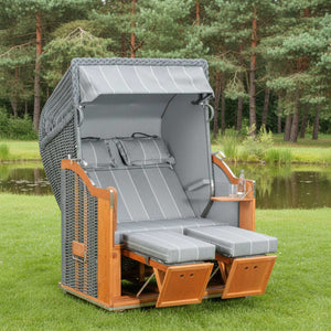 Strandkorb Classic 198 auf der Wiese am Wald