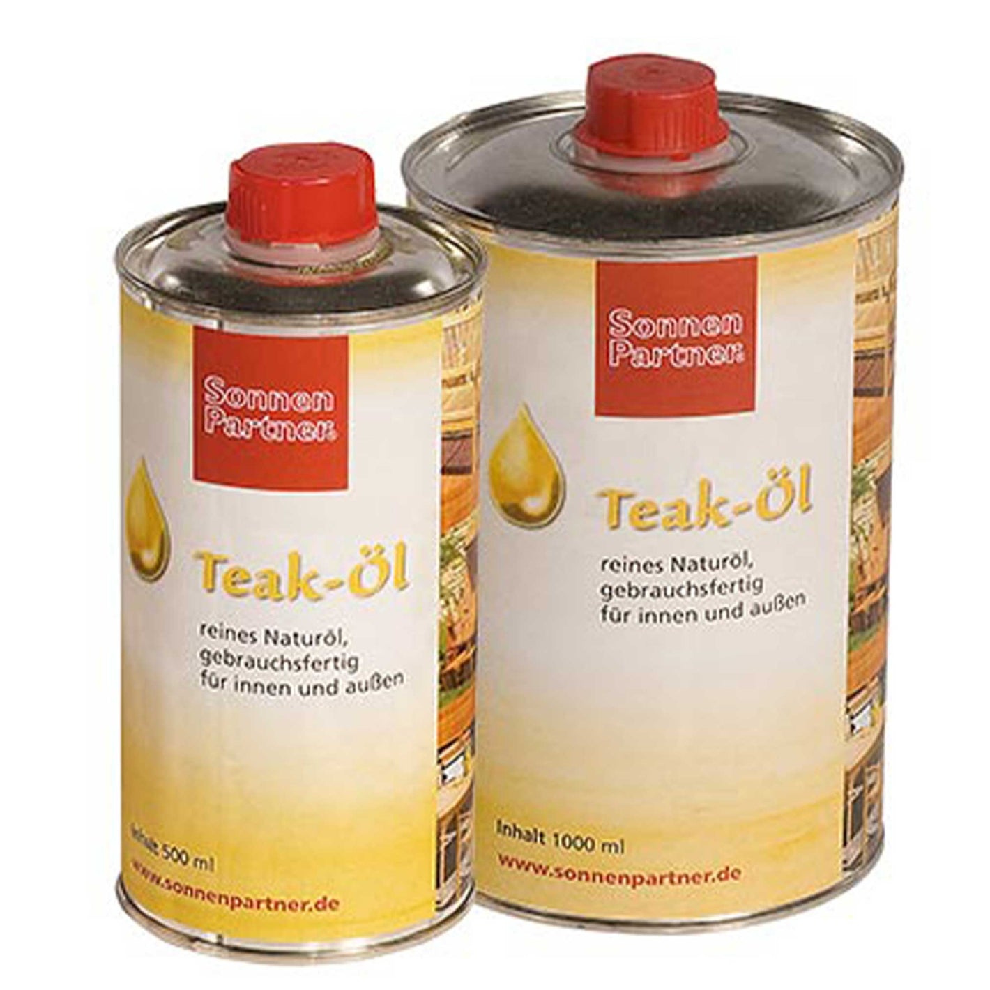 Sonnenpartner - Teak Öl, 500 oder 1000 ml