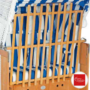 Strandkorb Tierschutzgitter Sunnysmart Modell Rustikal 285 Z, 250/255 2-Sitzer