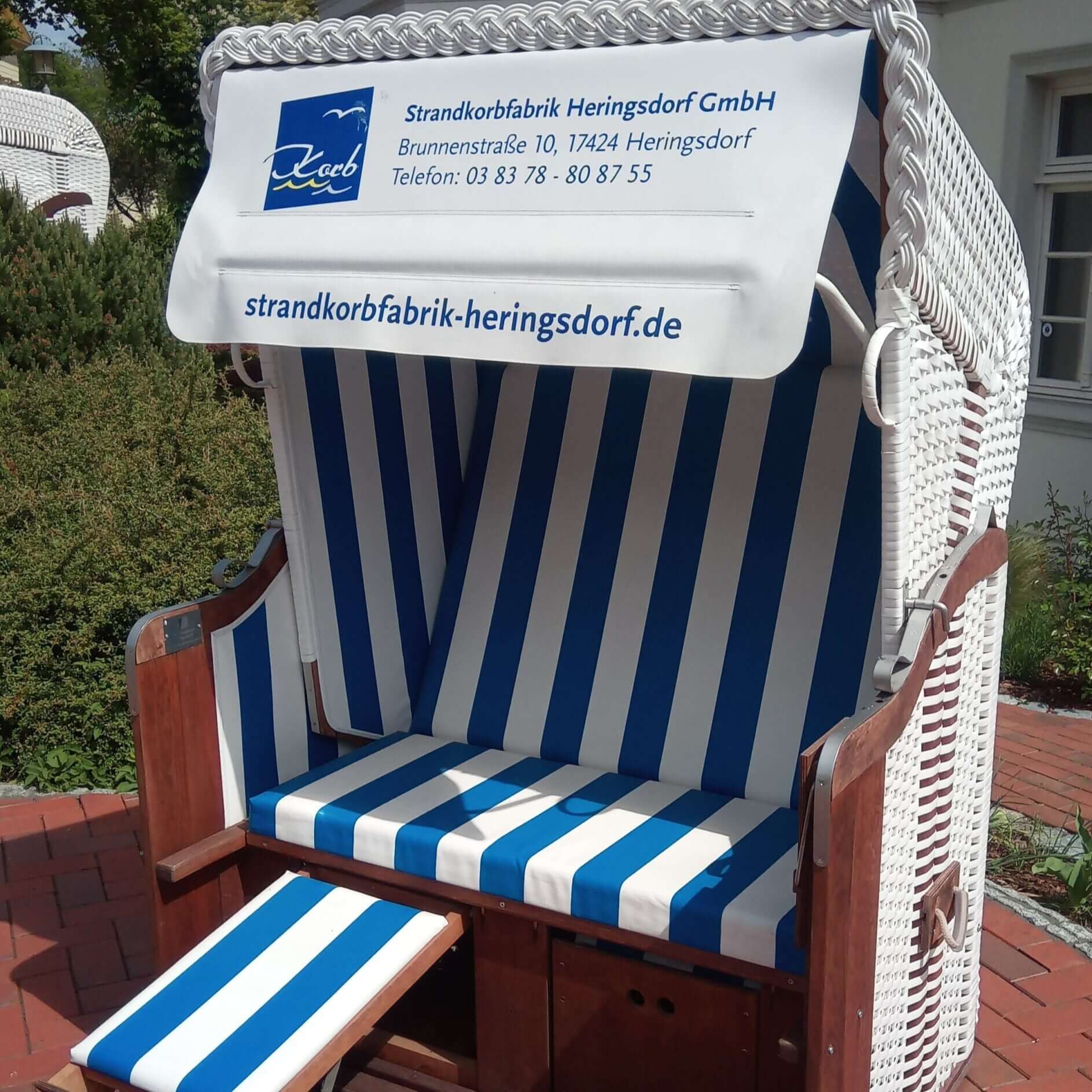 Werbung mit Strandkörben